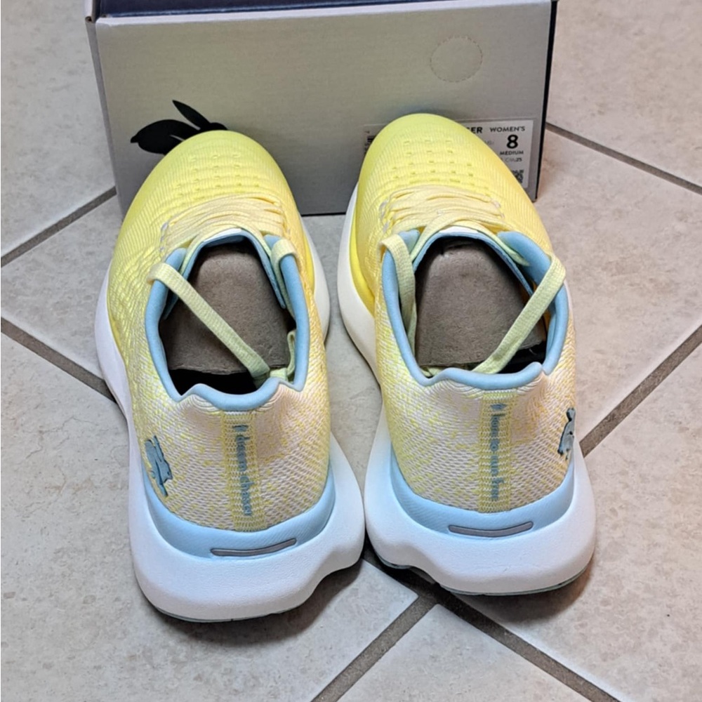 Rabbit "Dream Chaser" running shoes yellow and blue - Wmns sz 8 - Picture 6 of 11